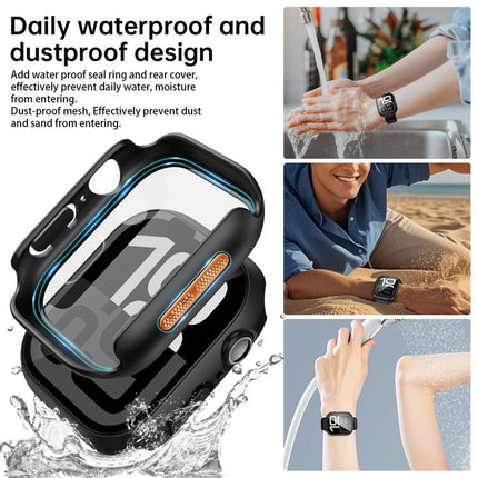 Tempered Film Integrated PC Watch Protective Case