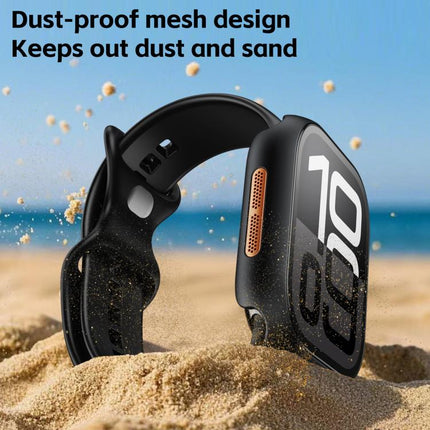 Tempered Film Integrated PC Watch Protective Case