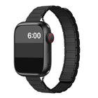Tri-beads I-shaped Slim Magnetic Silicone Watch Band