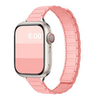 Tri-beads I-shaped Slim Magnetic Silicone Watch Band