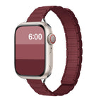 For Apple Watch 46mm / 49mm / 45mm / 44mm / Burgundy