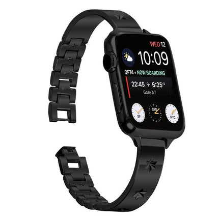Snowflake Petals Bracelet Metal Watch Band, For Apple Watch 46mm / 49mm / 45mm / 44mm, For Apple Watch 42mm / 41mm / 40mm / 38mm - DealBuddy