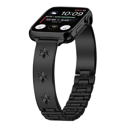 Snowflake Petals Bracelet Metal Watch Band, For Apple Watch 46mm / 49mm / 45mm / 44mm, For Apple Watch 42mm / 41mm / 40mm / 38mm - DealBuddy