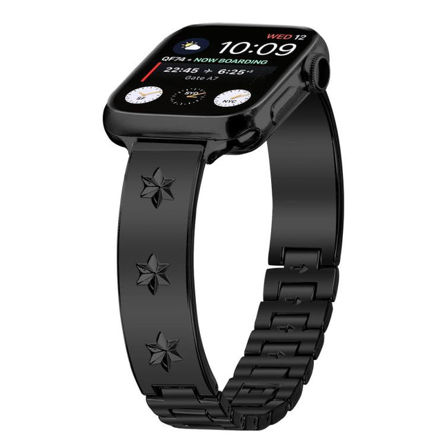 Snowflake Petals Bracelet Metal Watch Band, For Apple Watch 46mm / 49mm / 45mm / 44mm, For Apple Watch 42mm / 41mm / 40mm / 38mm - DealBuddy