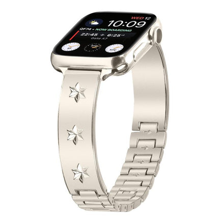 Snowflake Petals Bracelet Metal Watch Band, For Apple Watch 46mm / 49mm / 45mm / 44mm, For Apple Watch 42mm / 41mm / 40mm / 38mm - DealBuddy