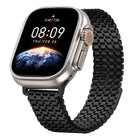 Nine-Bead Magnetic Loop Steel Watch Band