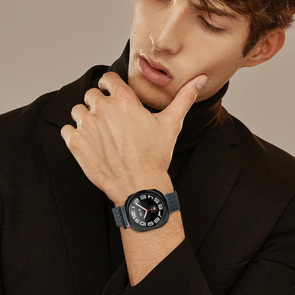 Nine-beads Magnetic Buckle Stainless Steel Watch Band