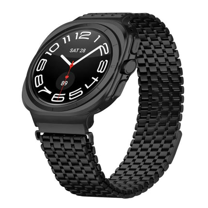 Nine-beads Magnetic Buckle Stainless Steel Watch Band