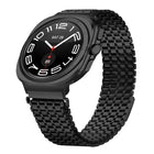 Nine-beads Magnetic Buckle Stainless Steel Watch Band