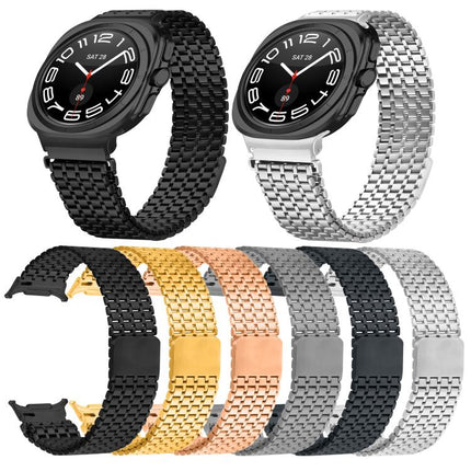 Nine-beads Magnetic Buckle Stainless Steel Watch Band, For Samsung Galaxy Watch Ultra 47mm / Ultra 2025 - DealBuddy