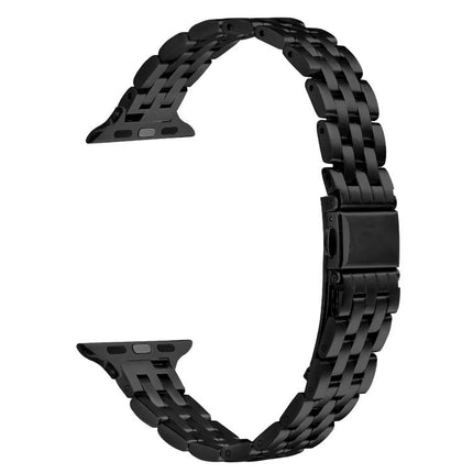 Small Waist Slingshot Buckle Steel Watch Band, For Apple Watch 46mm / 49mm / 45mm / 44mm, For Apple Watch 42mm / 41mm / 40mm / 38mm - DealBuddy