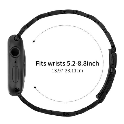 Small Waist Slingshot Buckle Steel Watch Band, For Apple Watch 46mm / 49mm / 45mm / 44mm, For Apple Watch 42mm / 41mm / 40mm / 38mm - DealBuddy