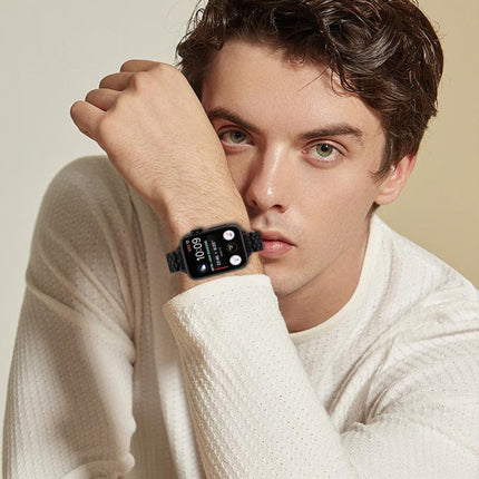 Small Waist Slingshot Buckle Steel Watch Band