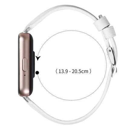 Slim Genuine Leather Watch Band, For Samsung Galaxy Fit3 - DealBuddy