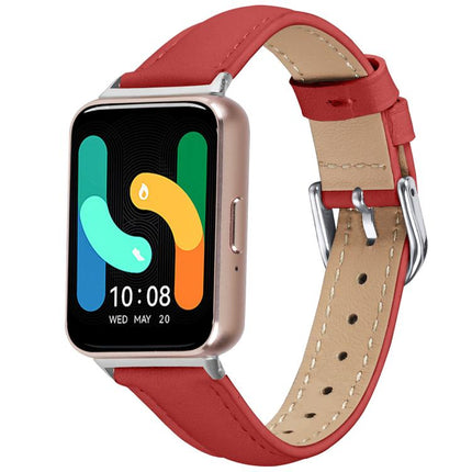 Slim Genuine Leather Watch Band, For Samsung Galaxy Fit3 - DealBuddy
