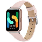 Slim Genuine Leather Watch Band