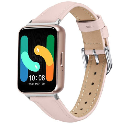 Slim Genuine Leather Watch Band, For Samsung Galaxy Fit3 - DealBuddy