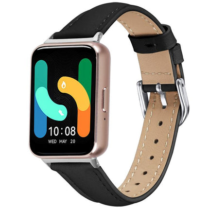 Slim Genuine Leather Watch Band