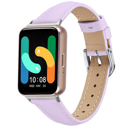 Slim Genuine Leather Watch Band, For Samsung Galaxy Fit3 - DealBuddy