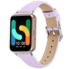 Slim Genuine Leather Watch Band, For Samsung Galaxy Fit3 - DealBuddy