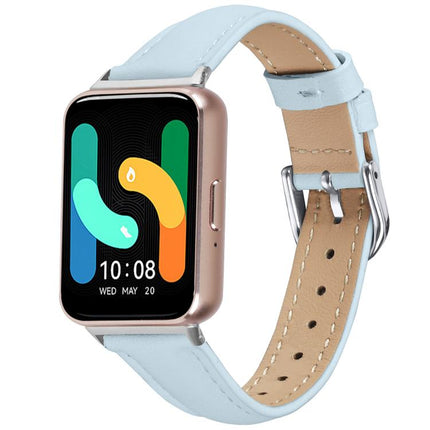 Slim Genuine Leather Watch Band, For Samsung Galaxy Fit3 - DealBuddy