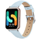 Slim Genuine Leather Watch Band, For Samsung Galaxy Fit3 - DealBuddy