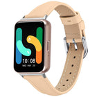 Slim Genuine Leather Watch Band