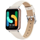 Slim Genuine Leather Watch Band, For Samsung Galaxy Fit3 - DealBuddy