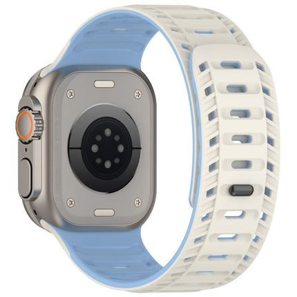 Mountain Armor Magnetic Silicone Watch Band, For Apple Watch 46mm / 49mm / 45mm / 44mm, For Apple Watch 42mm / 41mm / 40mm / 38mm - DealBuddy