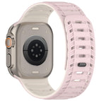 For Apple Watch 46mm / 49mm / 45mm / 44mm / Oxford Pink Starlight