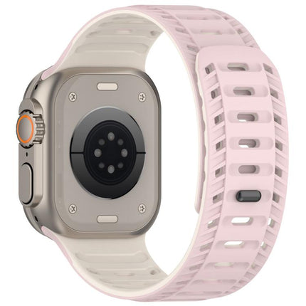 Mountain Armor Magnetic Silicone Watch Band, For Apple Watch 46mm / 49mm / 45mm / 44mm, For Apple Watch 42mm / 41mm / 40mm / 38mm - DealBuddy