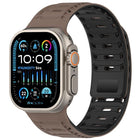 Mountain Armor Magnetic Silicone Watch Band, For Apple Watch 46mm / 49mm / 45mm / 44mm, For Apple Watch 42mm / 41mm / 40mm / 38mm - DealBuddy