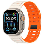 For Apple Watch 46mm / 49mm / 45mm / 44mm / Starlight Orange