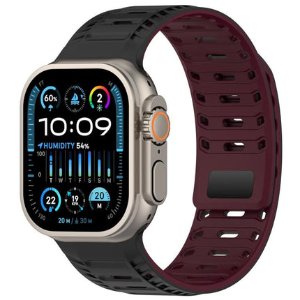 Mountain Armor Magnetic Silicone Watch Band, For Apple Watch 46mm / 49mm / 45mm / 44mm, For Apple Watch 42mm / 41mm / 40mm / 38mm - DealBuddy