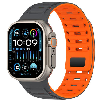 Mountain Armor Magnetic Silicone Watch Band, For Apple Watch 46mm / 49mm / 45mm / 44mm, For Apple Watch 42mm / 41mm / 40mm / 38mm - DealBuddy