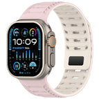 For Apple Watch 42mm / 41mm / 40mm / 38mm / Oxford Pink Starlight