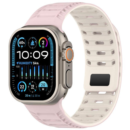 Mountain Armor Magnetic Silicone Watch Band, For Apple Watch 46mm / 49mm / 45mm / 44mm, For Apple Watch 42mm / 41mm / 40mm / 38mm - DealBuddy