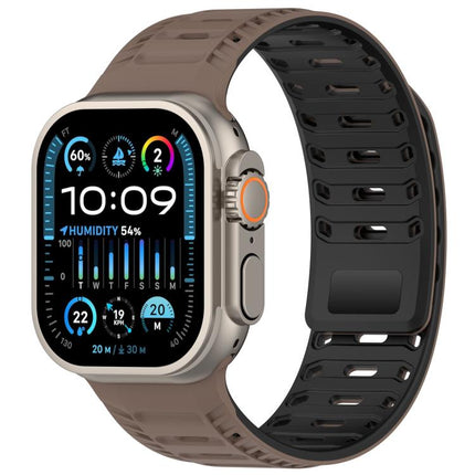 Mountain Armor Magnetic Silicone Watch Band, For Apple Watch 46mm / 49mm / 45mm / 44mm, For Apple Watch 42mm / 41mm / 40mm / 38mm - DealBuddy