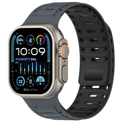 Mountain Armor Magnetic Silicone Watch Band, For Apple Watch 46mm / 49mm / 45mm / 44mm, For Apple Watch 42mm / 41mm / 40mm / 38mm - DealBuddy