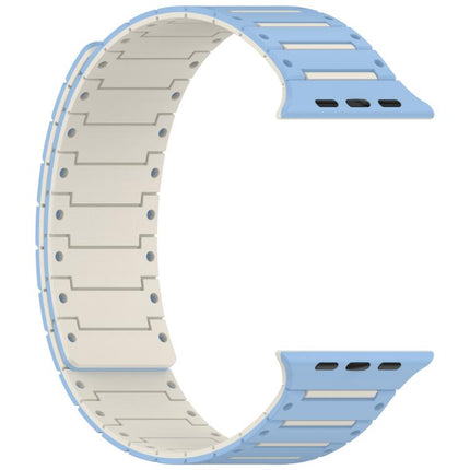 Colorful Spirit Piano Soft Magnetic Two-tone Watch Band, For Apple Watch 46mm / 49mm / 45mm / 44mm - DealBuddy
