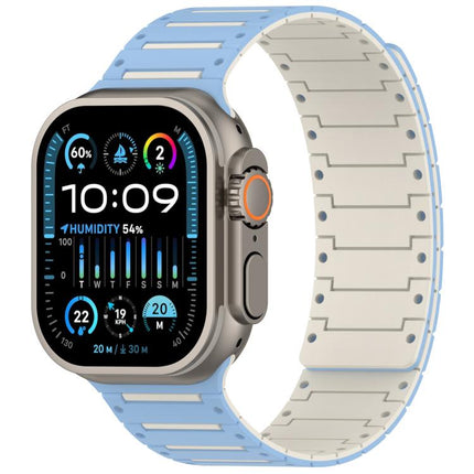 Colorful Spirit Piano Soft Magnetic Two-tone Watch Band, For Apple Watch 46mm / 49mm / 45mm / 44mm - DealBuddy