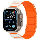 For Apple Watch 46mm / 49mm / 45mm / 44mm / Starlight Orange