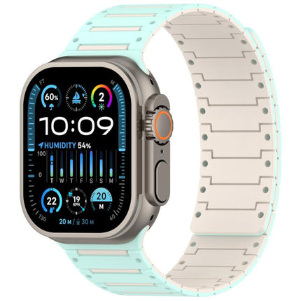 Colorful Spirit Piano Soft Magnetic Two-tone Watch Band, For Apple Watch 46mm / 49mm / 45mm / 44mm - DealBuddy