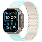 Colorful Spirit Piano Soft Magnetic Two-tone Watch Band, For Apple Watch 46mm / 49mm / 45mm / 44mm - DealBuddy