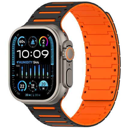 Colorful Spirit Piano Soft Magnetic Two-tone Watch Band, For Apple Watch 46mm / 49mm / 45mm / 44mm - DealBuddy