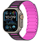 For Apple Watch 46mm / 49mm / 45mm / 44mm / Black Rose Pink