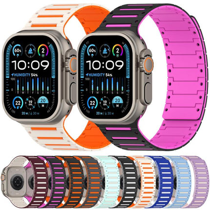 Colorful Spirit Piano Soft Magnetic Two-tone Watch Band, For Apple Watch 46mm / 49mm / 45mm / 44mm - DealBuddy