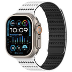 For Apple Watch 46mm / 49mm / 45mm / 44mm / White black