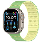 For Apple Watch 46mm / 49mm / 45mm / 44mm / Official Mint Yellow