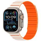 For Apple Watch 46mm / 49mm / 45mm / 44mm / Starlight Orange